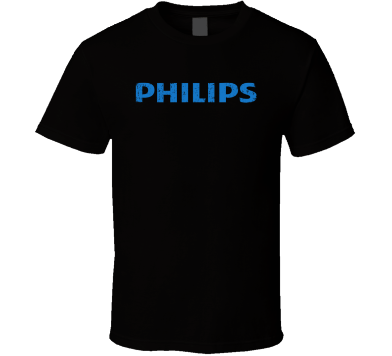 Philips Microphone Musician DJ Cool Worn Look T Shirt Philips Microphone Musician DJ Cool Worn Look T Shirt