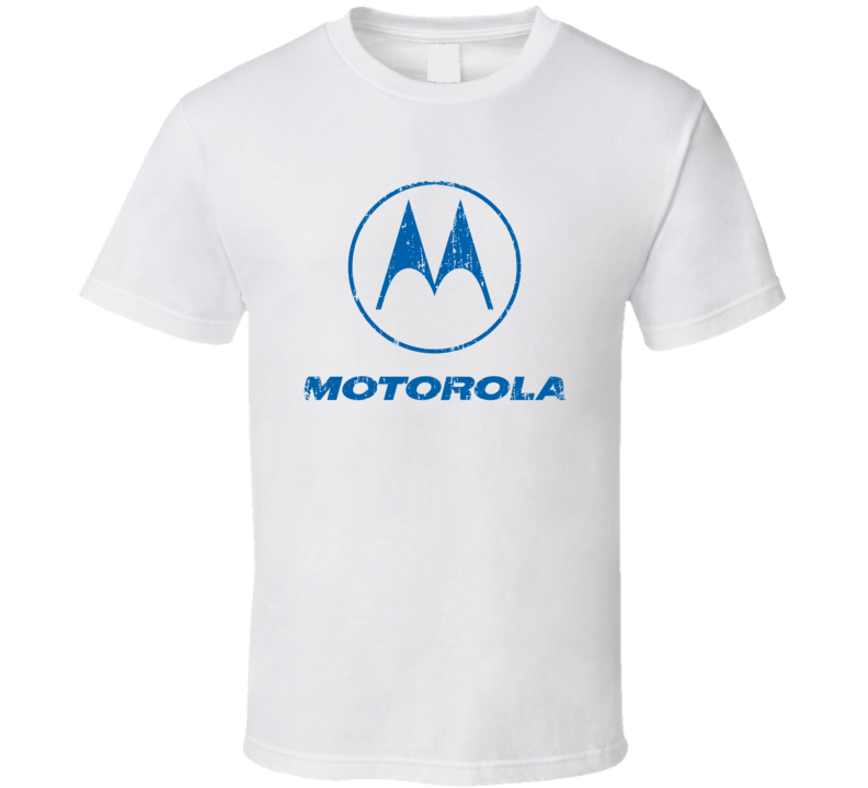 Motorola Microphone Musician DJ Cool Worn Look T Shirt