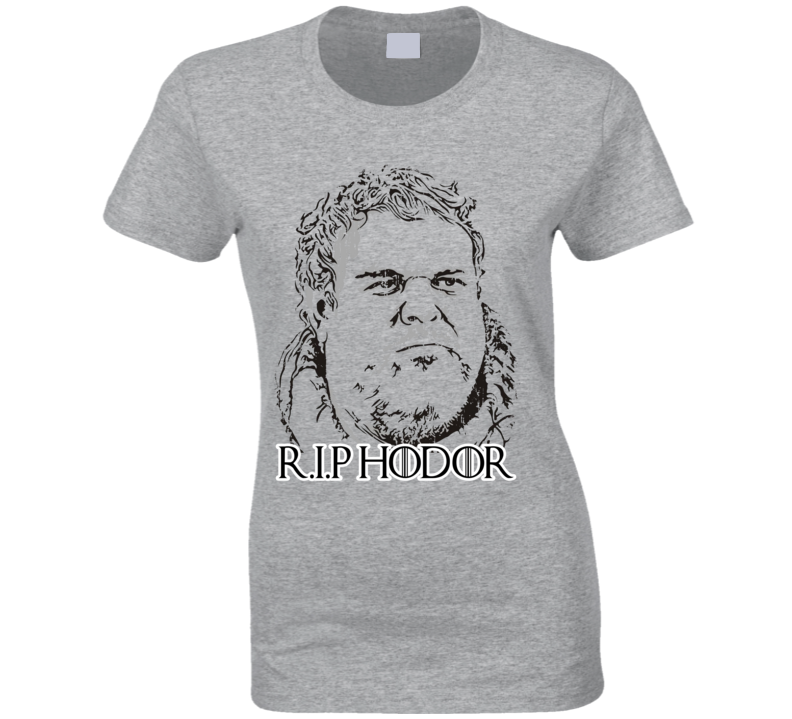 R.I.P. Hodor Game of Thrones Memorial Worn Look Ladies Cool T Shirt R.I.P. Hodor Game of Thrones Memorial Worn Look Ladies Cool T Shirt