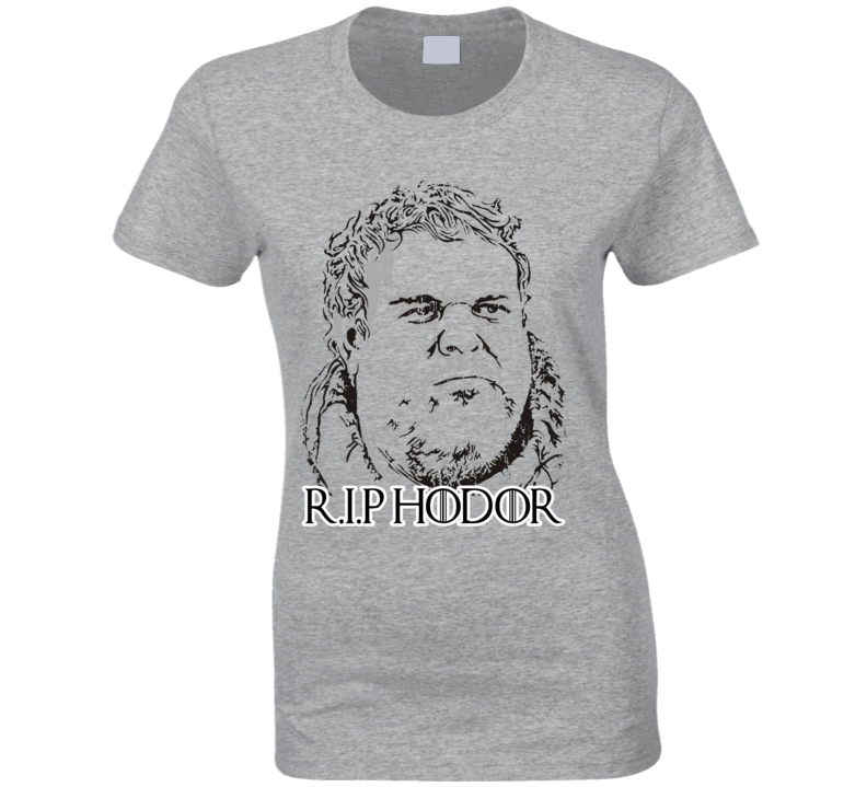 R.I.P. Hodor Game of Thrones Memorial Worn Look Ladies Cool T Shirt