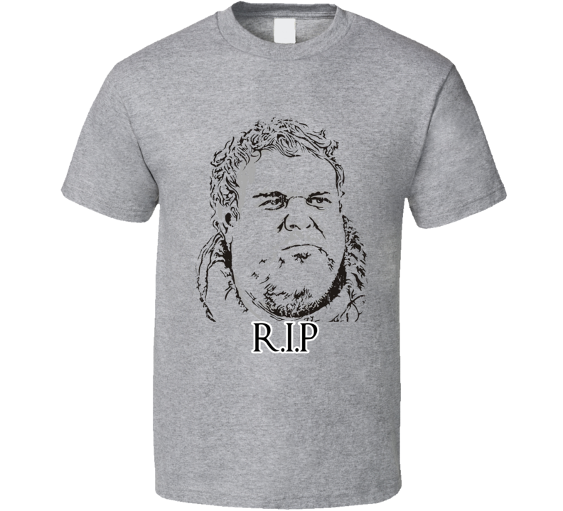 R.I.P. Hodor Game of Thrones Character Memorial Worn Look T Shirt