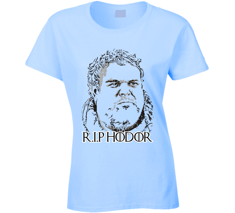 R.I.P Hodor Game of Thrones Memorial Worn Look Ladies Cool T Shirt