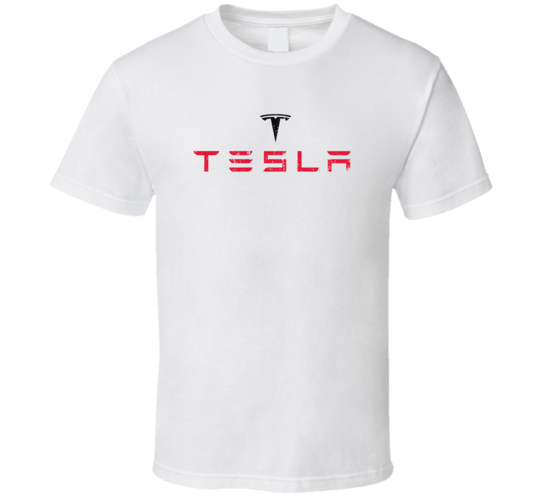 Tesla Electric Car Cool Sustainable Green Worn Look T Shirt Tesla Electric Car Cool Sustainable Green Worn Look T Shirt