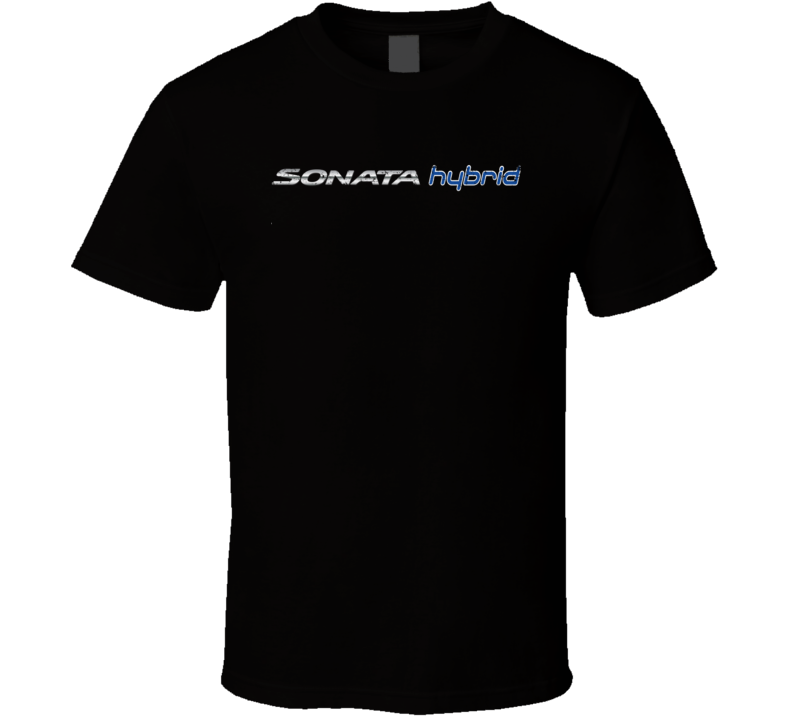 Hyundai Sonata Electric Car Sustainable Green Worn Look T Shirt