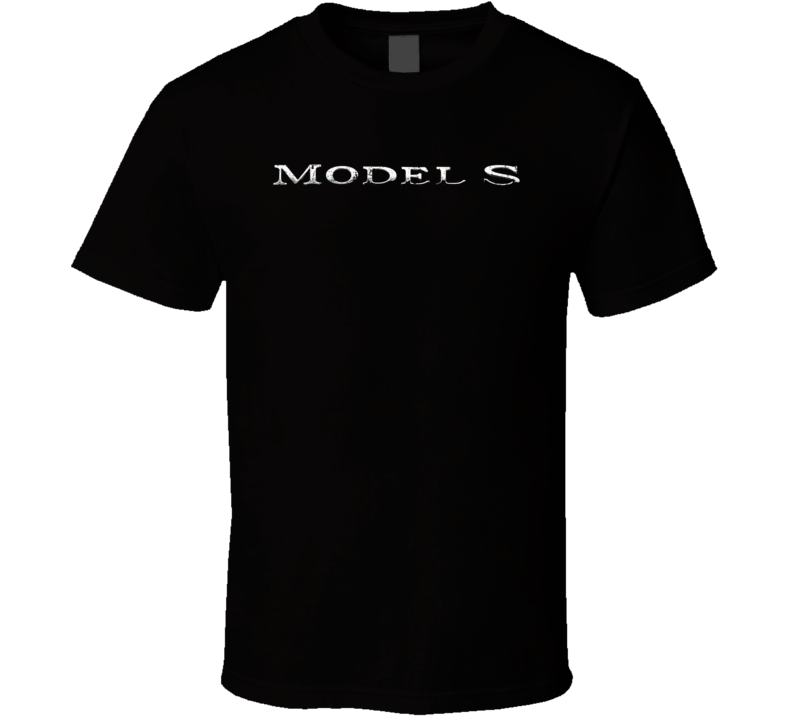 Tesla Model S Electric Car Cool Sustainable Green Worn Look T Shirt