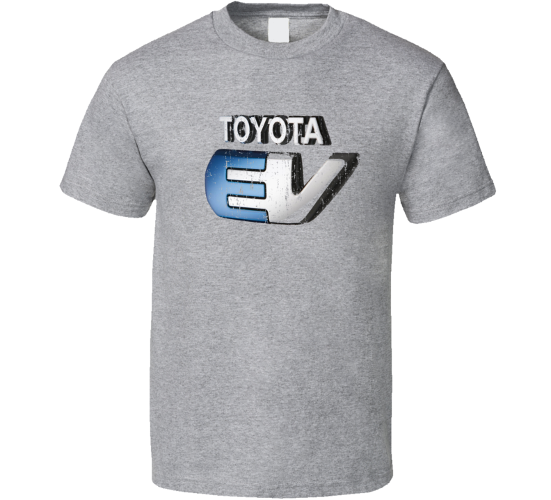 Toyota RAV4 EV Electric Car Cool Sustainable Green Worn Look T Shirt Toyota RAV4 EV Electric Car Cool Sustainable Green Worn Look T Shirt