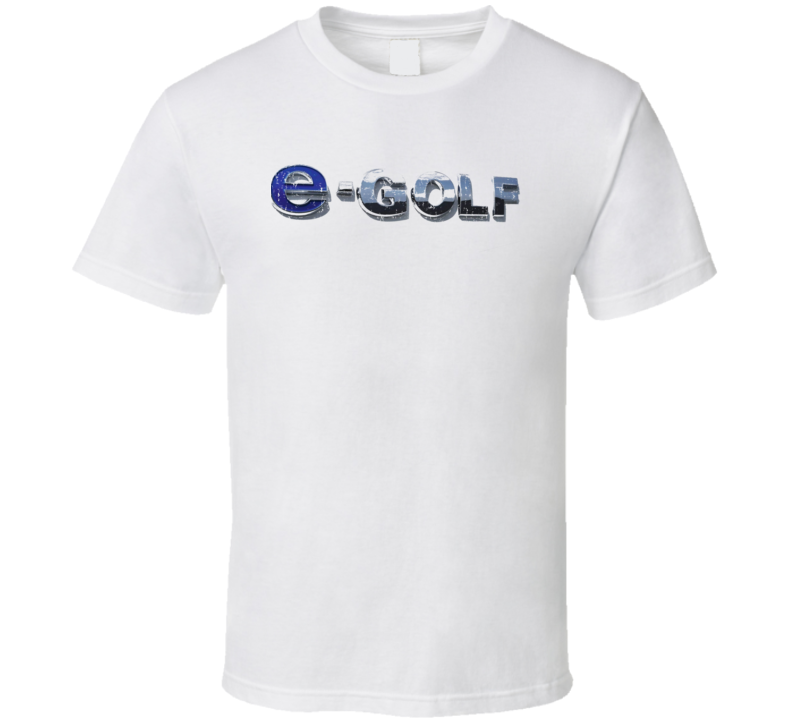 Volkswagen e-Golf Electric Car Sustainable Green Worn Look T Shirt