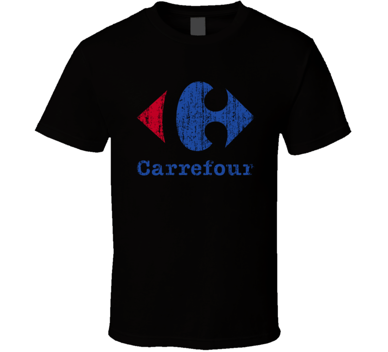 Carrefour Auto Fluids Gas Motor Oil Fuels Cool Worn Look T Shirt