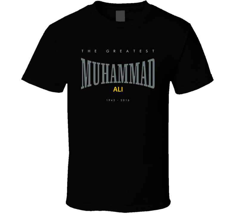 Muhammad Ali Greatest Everlasting Boxing Tribute Faded Look T Shirt