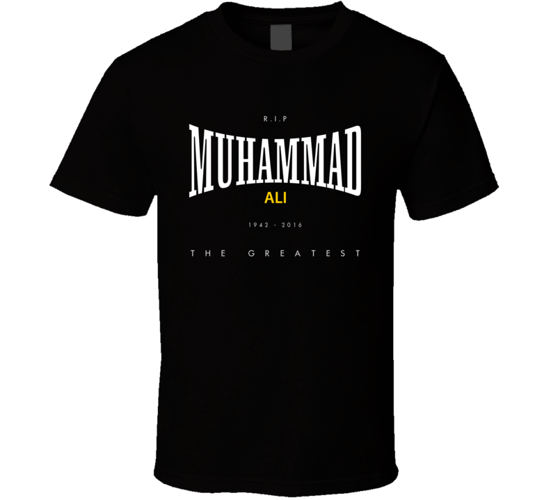 RIP Muhammad Ali 2016 Greatest Boxing Everlasting Faded Look T Shirt