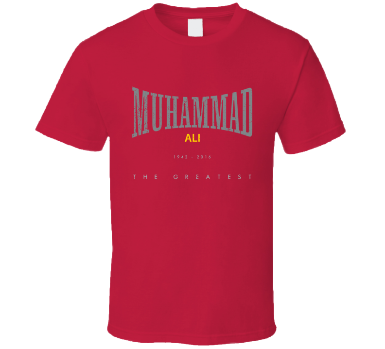 Muhammad Ali The Greatest Boxing Champion Tribute Worn Look T Shirt Muhammad Ali The Greatest Boxing Champion Tribute Worn Look T Shirt