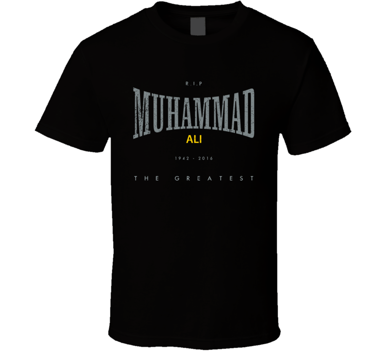 RIP Muhammad Ali 2016 The Greatest Boxer Everlasting Worn Look T Shirt RIP Muhammad Ali 2016 The Greatest Boxer Everlasting Worn Look T Shirt