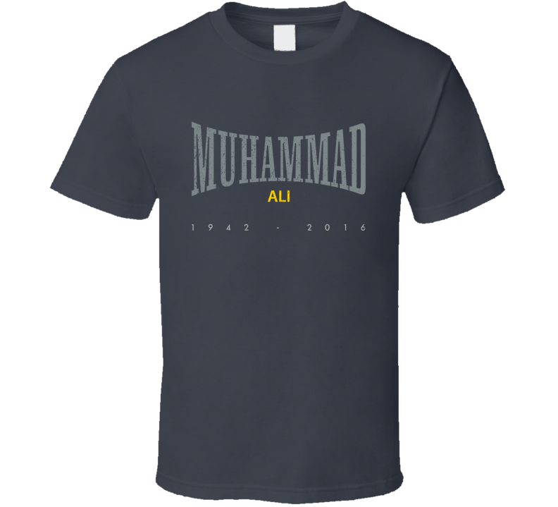 Muhammad Ali The Greatest Everlasting Boxing Tribute Worn Look T Shirt