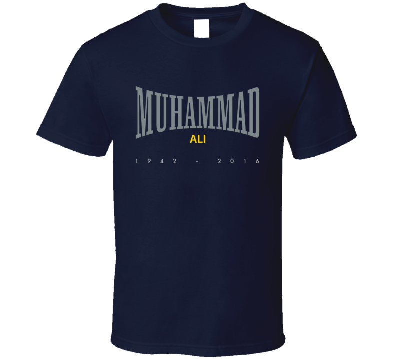 Muhammad Ali Greatest Everlasting Boxing Tribute Faded Look T Shirt