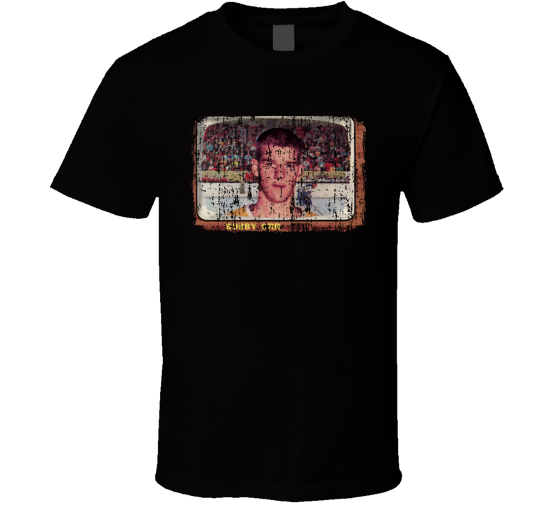 1966 Bobby Orr Vintage Hockey Trading Card Worn Look Cool T Shirt