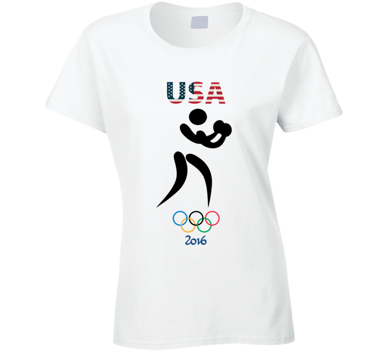 Team USA Boxing Champion Rio 2016 Olympic Gold Athlete Ladies T Shirt Team USA Boxing Champion Rio 2016 Olympic Gold Athlete Ladies T Shirt