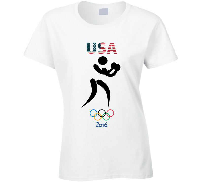 Team USA Boxing Champion Rio 2016 Olympic Gold Athlete Ladies T Shirt