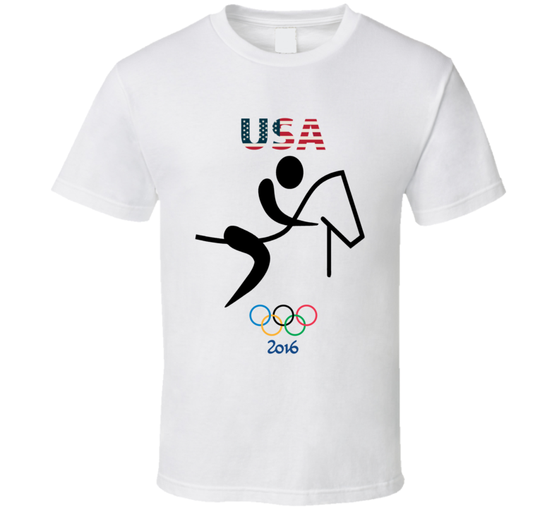 Team USA Equestrian Champion Rio 2016 Olympic Gold Athlete Fan T Shirt Team USA Equestrian Champion Rio 2016 Olympic Gold Athlete Fan T Shirt