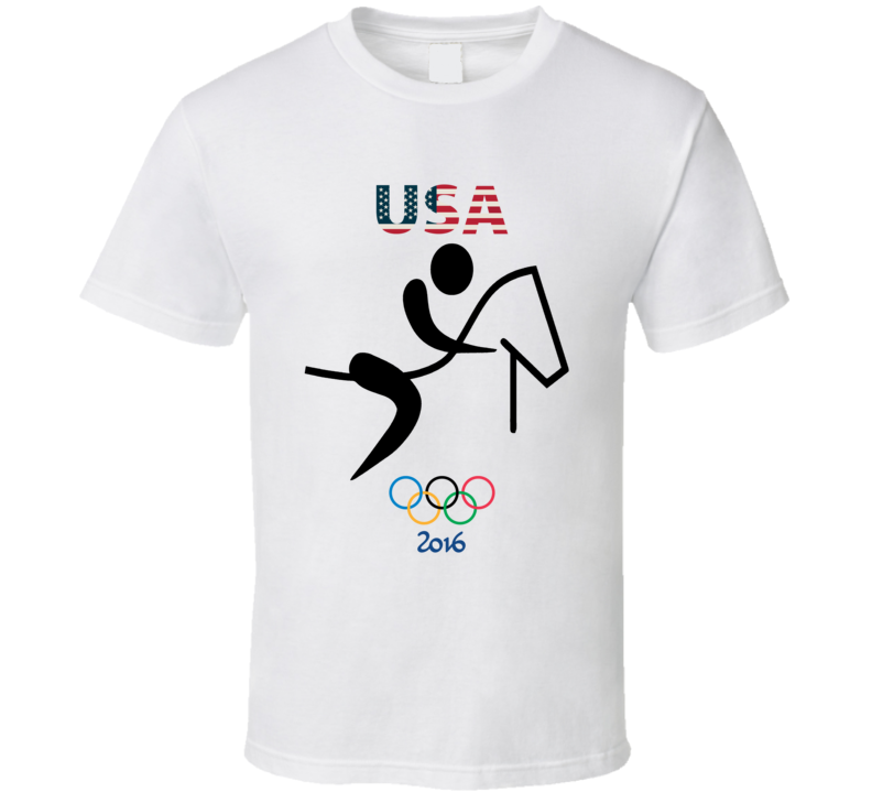 Team USA Equestrian Champion Rio 2016 Olympic Gold Athlete Fan T Shirt