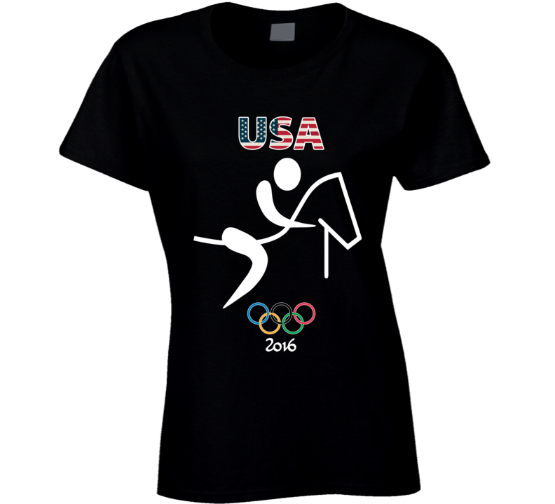 Team USA Equestrian Champion Rio 2016 Olympic Athlete Ladies T Shirt Team USA Equestrian Champion Rio 2016 Olympic Athlete Ladies T Shirt