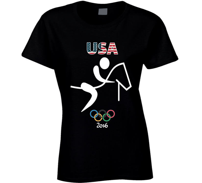 Team USA Equestrian Champion Rio 2016 Olympic Athlete Ladies T Shirt