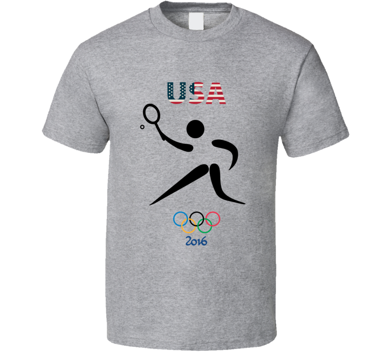 Team USA Tennis Champion Rio 2016 Olympic Gold Athlete Fan T Shirt