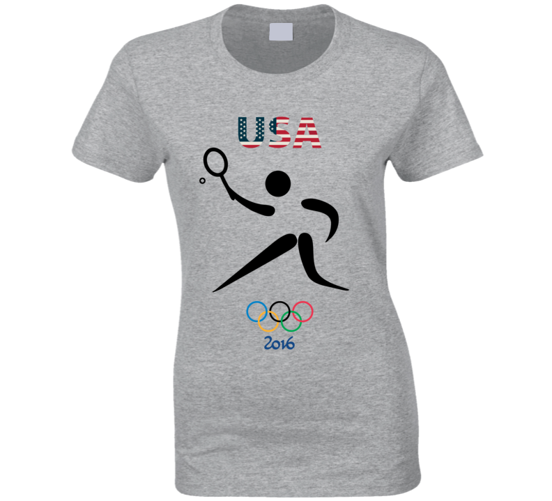 Team USA Tennis Champion Rio 2016 Olympic Gold Athlete Ladies T Shirt Team USA Tennis Champion Rio 2016 Olympic Gold Athlete Ladies T Shirt