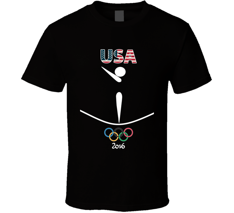 Team USA Gymnastics Champion Rio 2016 Olympic Gold Athlete Fan T Shirt