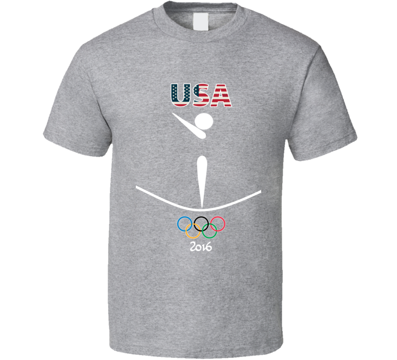 Team USA Gymnastics Champion Rio 2016 Olympic Gold Athlete Fan T Shirt