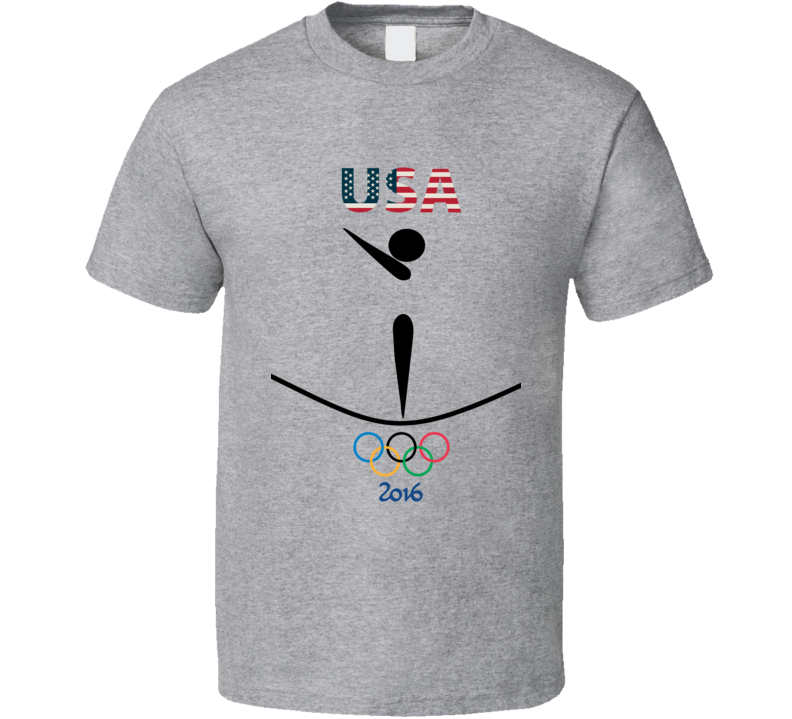 Team USA Gymnastics Champion Rio 2016 Olympic Gold Athlete Fan T Shirt