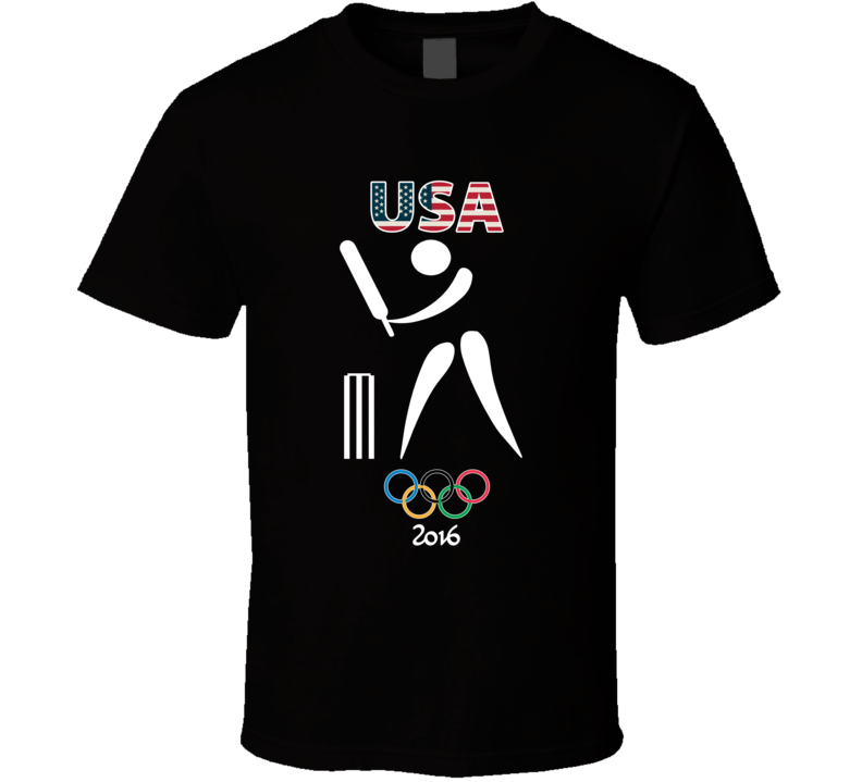 Team USA Cricket Champion Rio 2016 Olympic Gold Athlete Fan T Shirt Team USA Cricket Champion Rio 2016 Olympic Gold Athlete Fan T Shirt