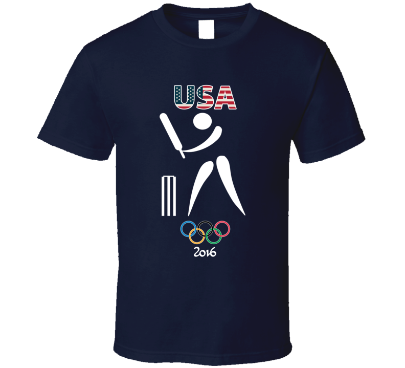 Team USA Cricket Champion Rio 2016 Olympic Gold Athlete Fan T Shirt Team USA Cricket Champion Rio 2016 Olympic Gold Athlete Fan T Shirt