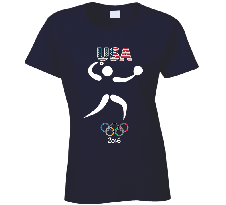 Team USA Softball Champion Rio 2016 Olympics Athlete Ladies T Shirt