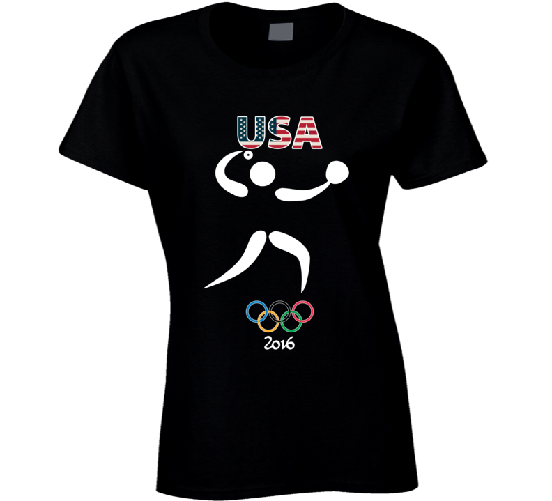 Team USA Softball Champion Rio 2016 Olympics Athlete Ladies T Shirt Team USA Softball Champion Rio 2016 Olympics Athlete Ladies T Shirt