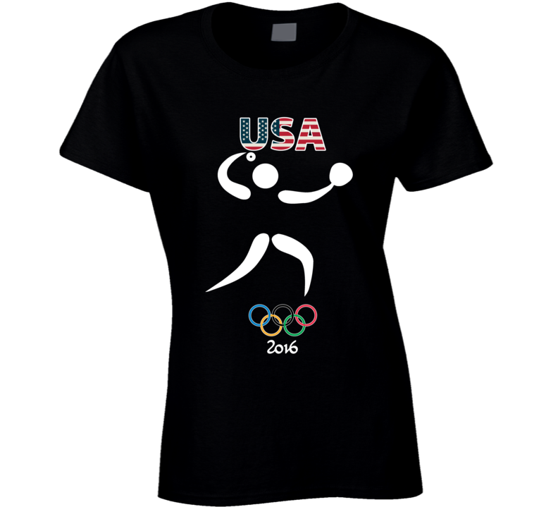 Team USA Softball Champion Rio 2016 Olympics Athlete Ladies T Shirt