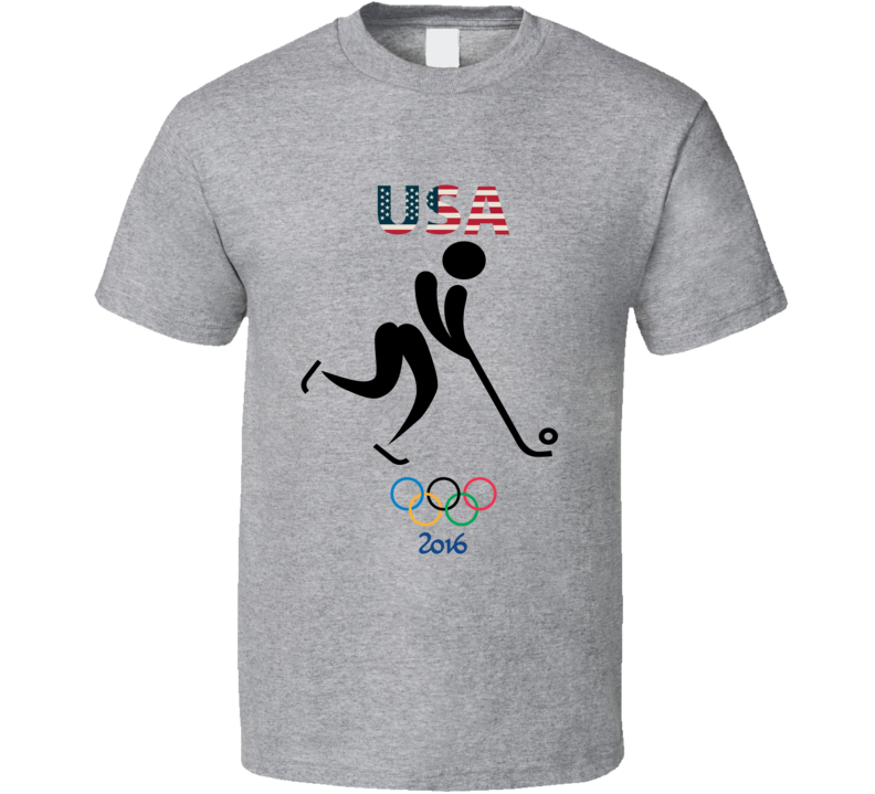 Team USA Bandy Champion Rio 2016 Olympic Gold Athlete Fan T Shirt