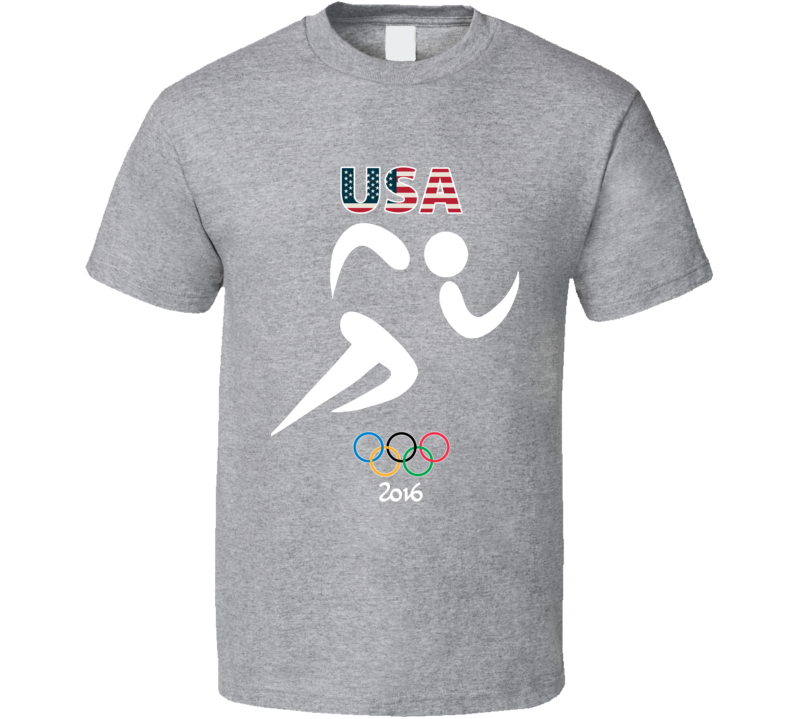 Team USA Track Champion Rio 2016 Olympic Gold Athlete Fan T Shirt