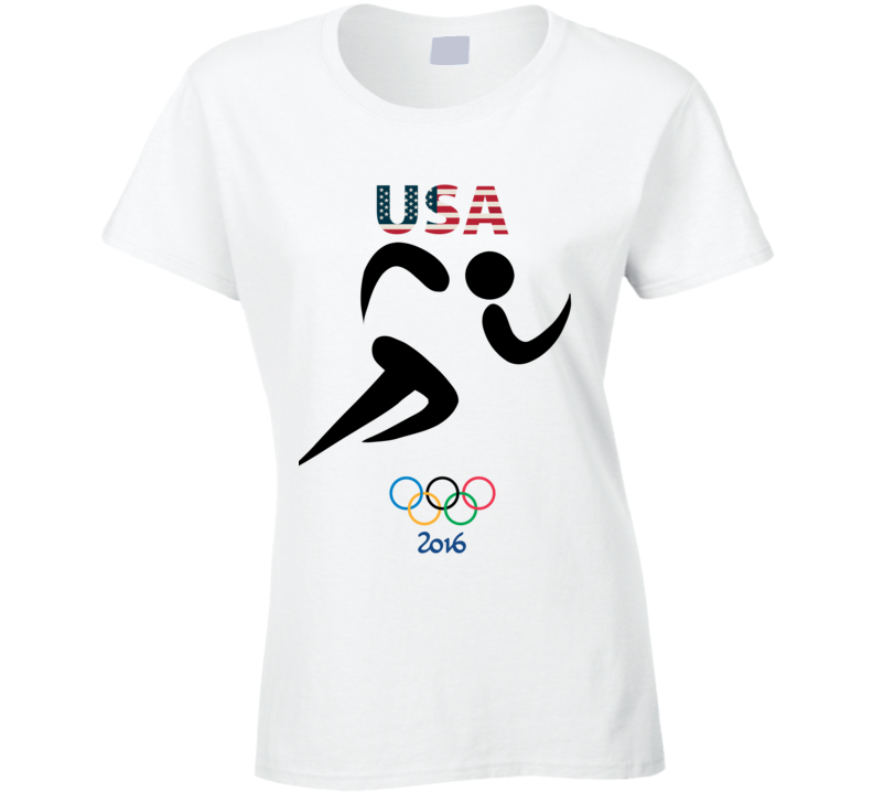 Team USA Track Champion Rio 2016 Olympics Athlete Ladies T Shirt