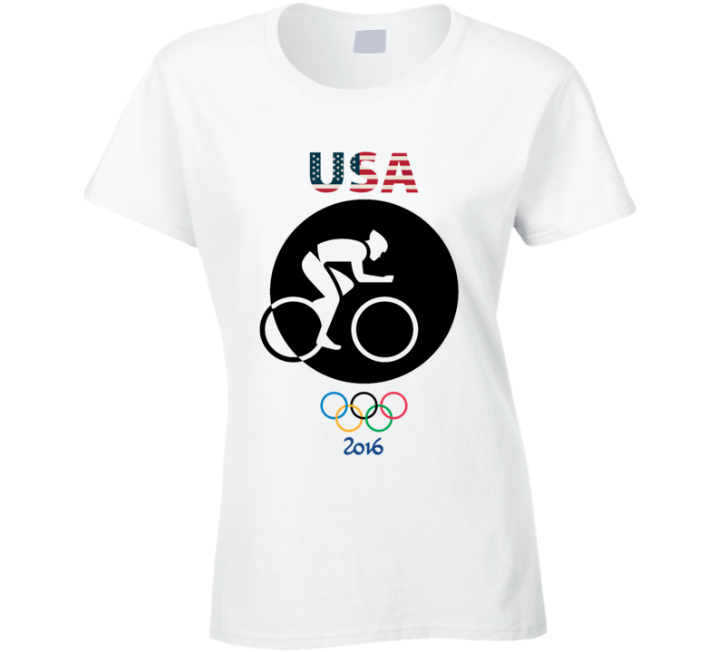 Team USA Cycling Champion Rio 2016 Olympics Athlete Ladies T Shirt Team USA Cycling Champion Rio 2016 Olympics Athlete Ladies T Shirt