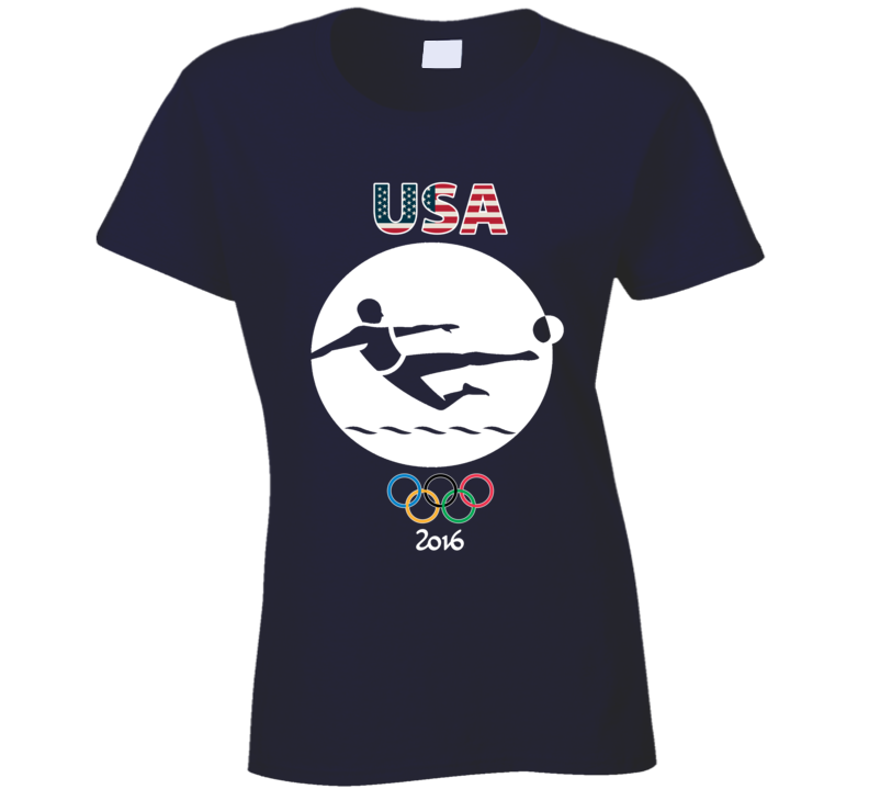 Team USA Soccer Champion Rio 2016 Olympics Athlete Ladies T Shirt