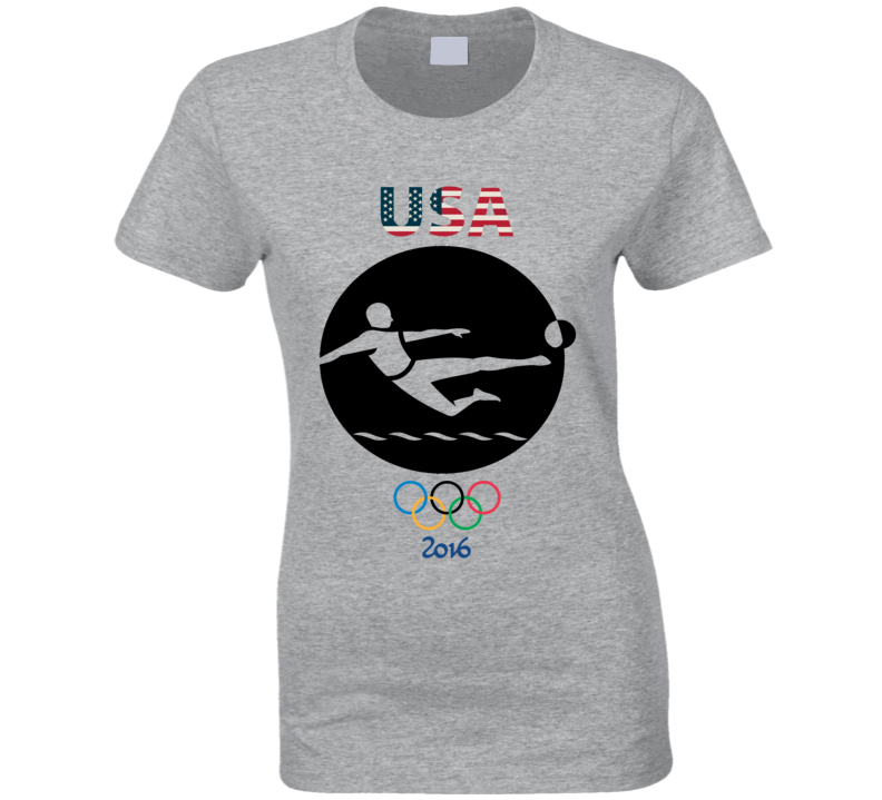 Team USA Soccer Champion Rio 2016 Olympics Athlete Ladies T Shirt