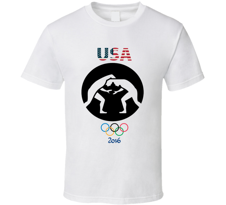 Team USA Wrestling Champion Rio 2016 Olympic Gold Athlete Fan T Shirt