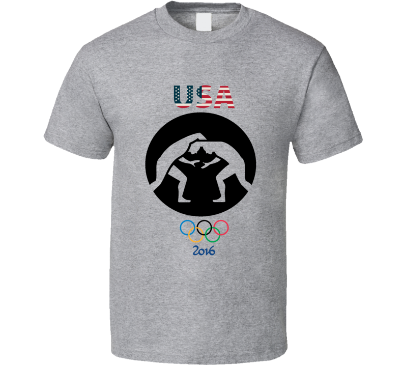 Team USA Wrestling Champion Rio 2016 Olympic Gold Athlete Fan T Shirt
