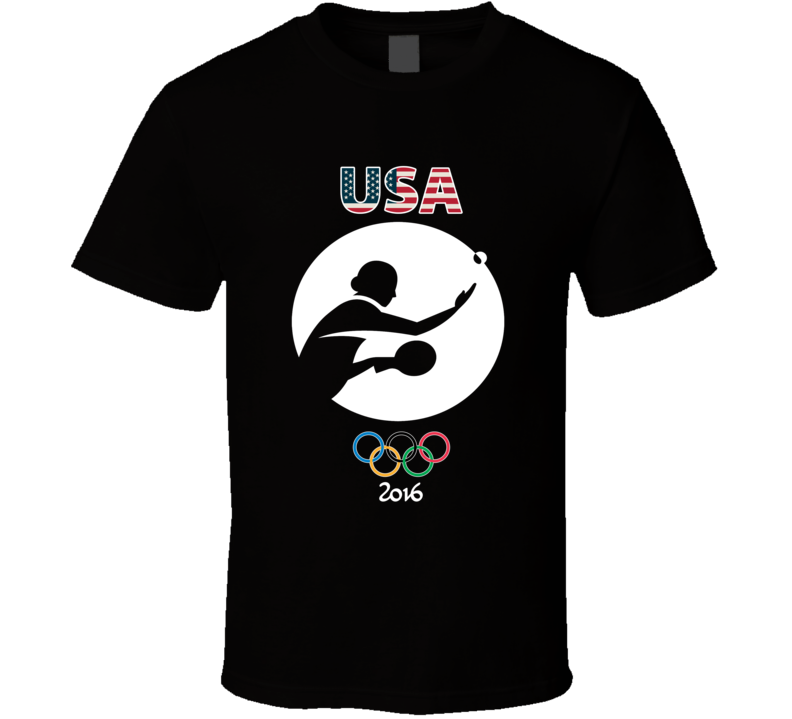 Team USA Table Tennis Champion Rio 2016 Olympic Gold Athlete T Shirt Team USA Table Tennis Champion Rio 2016 Olympic Gold Athlete T Shirt