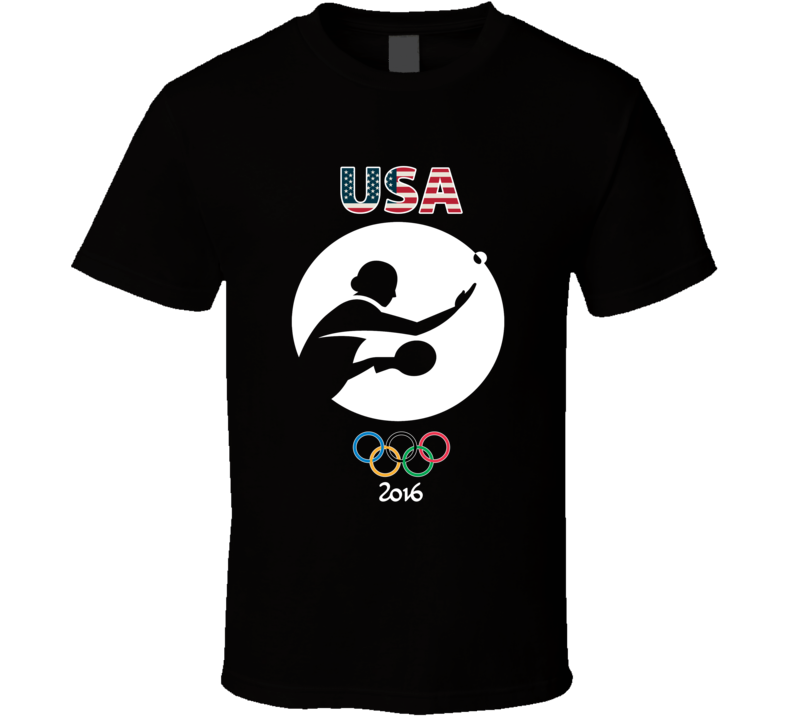 Team USA Table Tennis Champion Rio 2016 Olympic Gold Athlete T Shirt