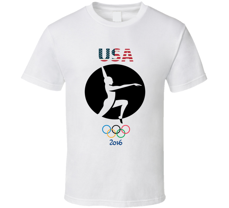 Team USA Gymnastics Champion Rio 2016 Olympic Gold Athlete Fan T Shirt