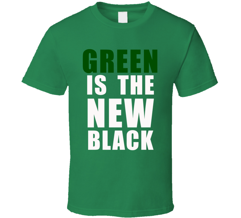 Green is the New Black Kim Kardashian Faded Look Celebrity T Shirt