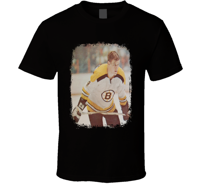 Bobby Orr Ice Hockey Celebrity Tribute Poster Worn Look Sports T Shirt