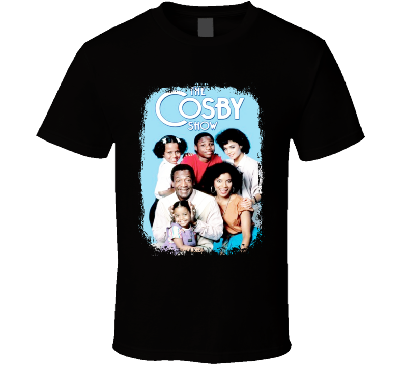 The Cosby Show Tribute Poster Celebrity Worn Look Movie T Shirt The Cosby Show Tribute Poster Celebrity Worn Look Movie T Shirt