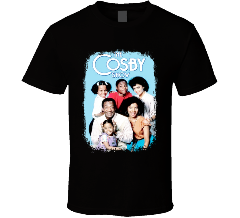 The Cosby Show Tribute Poster Celebrity  Worn Look Movie T Shirt